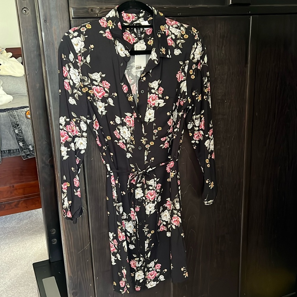 H&M belted dress